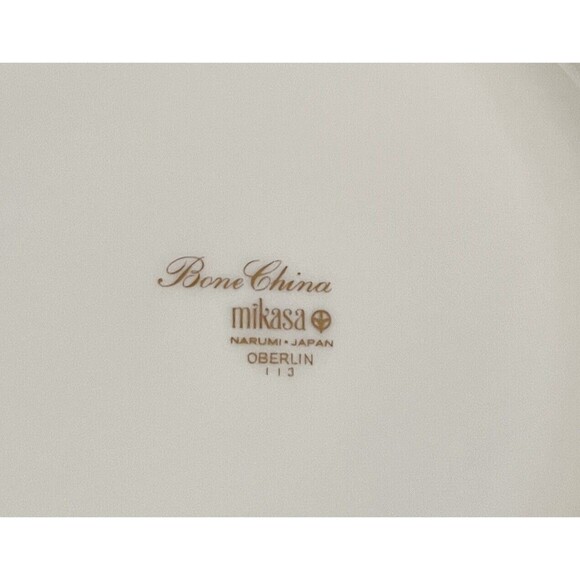 Set Of 2 Vintage Mikasa Narumi Oberlin Gold Rimmed 10-5/8” Dinner‎ Plates - Picture 7 of 7